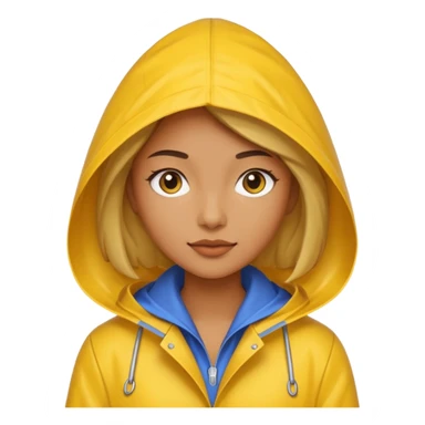 Raincoat Pedestrian woman sticker