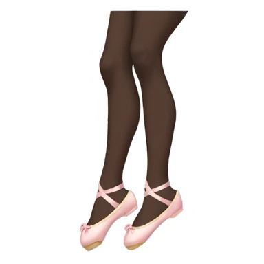 black aesthetic ballerina shoes sticker
