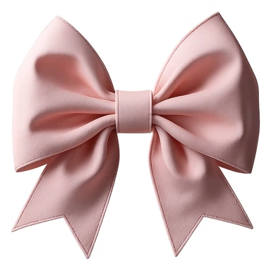 Remove the background and keep only the pink gothic bow in a photorealistic style. sticker