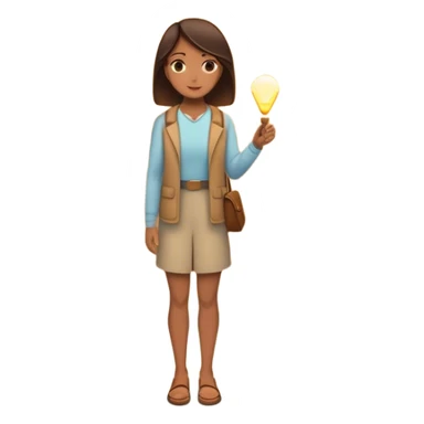 woman standing in front of a long road, looking forward with confidence—behind her, multiple closed doors symbolizing rejection, but one door ahead is glowing, representing the path forward. In her hand, she holds a small bright light, symbolizing her knowing—her guide. sticker