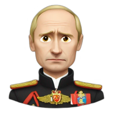 vlad putin not feeling good sticker