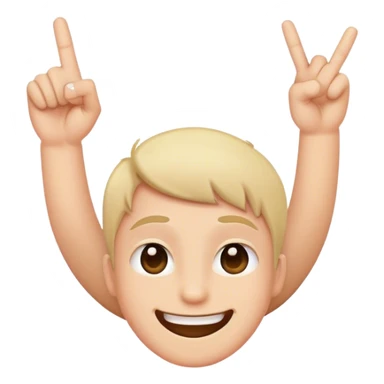 Upside smile with middle finger sticker