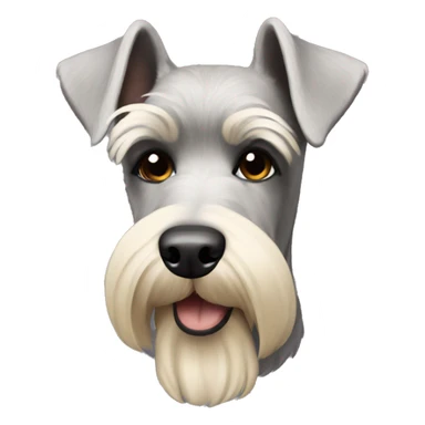 blonde schnauzer sticker