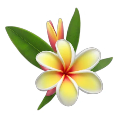 plumeria ai sticker
