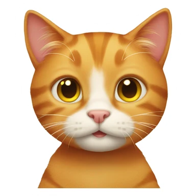 Ginger cat cute sticker