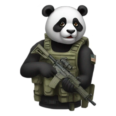 Call of duty panda sticker