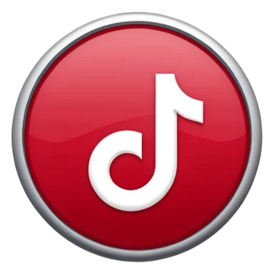 Tik tok logo sticker