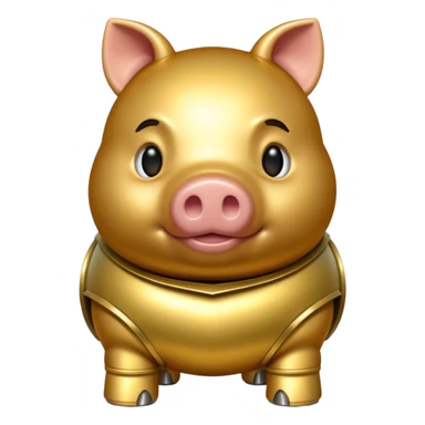 armored piggy sticker