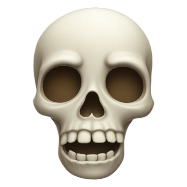 skull sobbing sticker