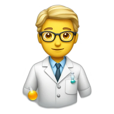 scientist chemist biologist sticker