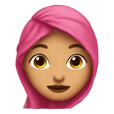 beso pintado rosita bajito sticker