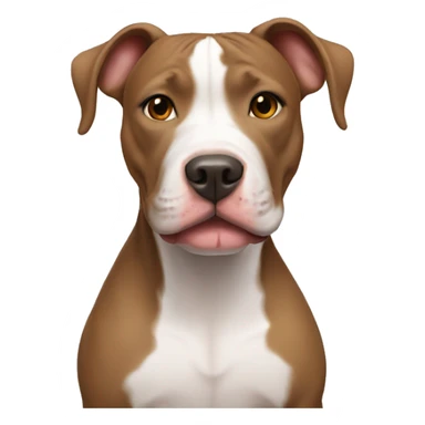 Female pitbull sticker