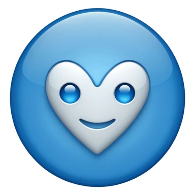 Blue tick mark sticker