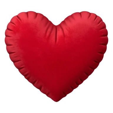 heart with gothic velvet pillow sticker