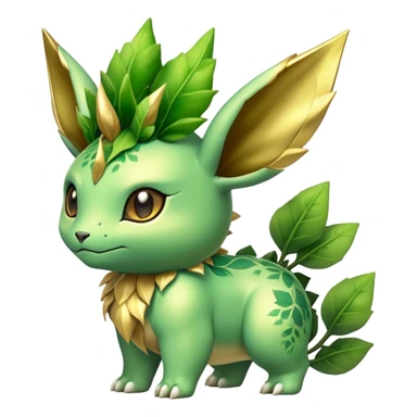 Shiny Exotic Ivysaur-Leafeon-Bayleaf-Hybrid-Creature sticker