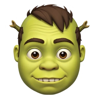 Emo shrek sticker