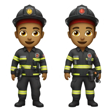 Firefighter lieutenant  sticker