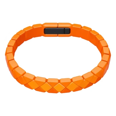 low poly orange bracelet  sticker