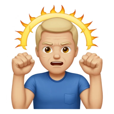 jorgeous drunk happy angry seizure sticker