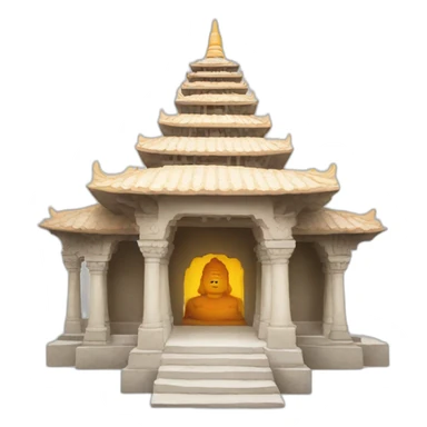 Ran mandir  sticker