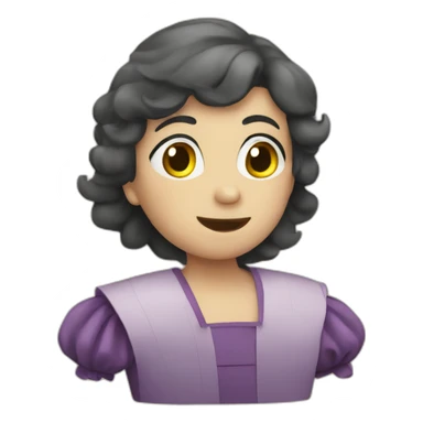 Child singing opera sticker