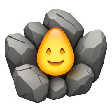 beautiful computer code made of rocks sticker