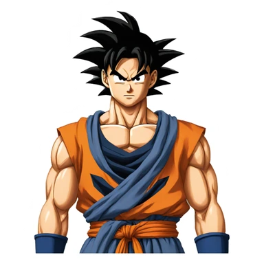 Goku from dragon ball z sticker