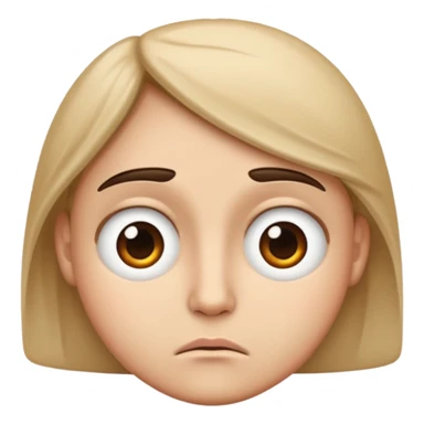 unamused face sticker