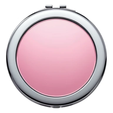 Blush compact mirror sticker