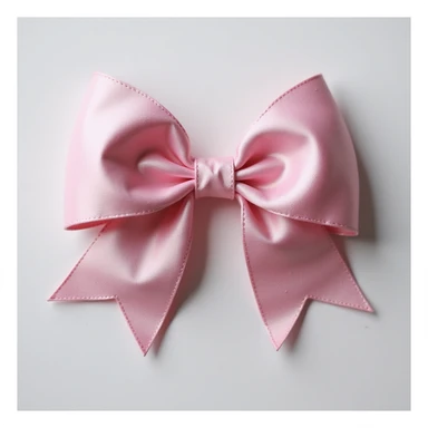 pink gothic bow, photorealistic style, variation 1 sticker