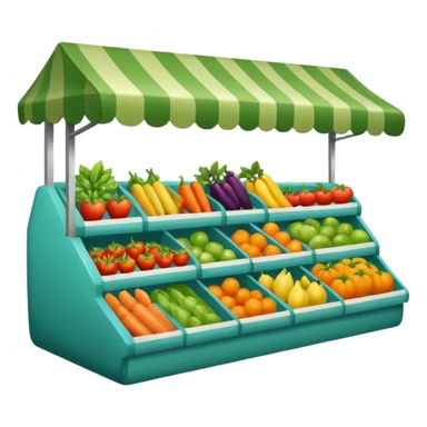 Super market stand sticker