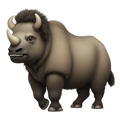 woolly-rhinoceros sticker