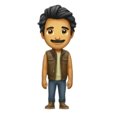 sameer urf king sticker