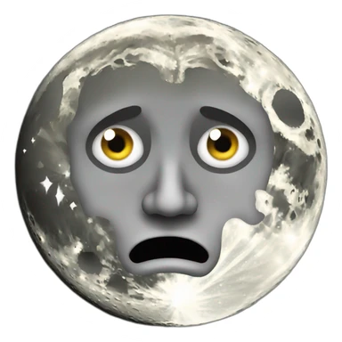 tyrant full moon with face sticker