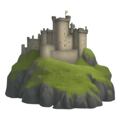 scotland castle sticker