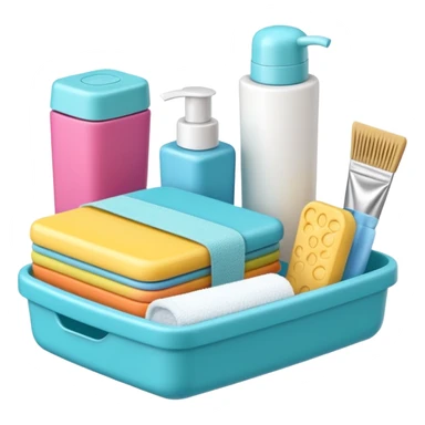 produtos de higiene pessoal sticker