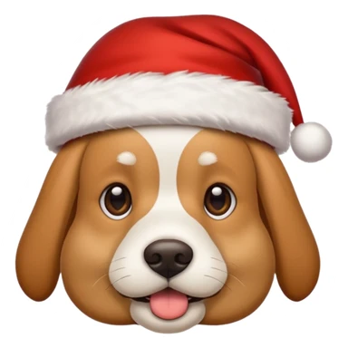 강아지 산타 sticker