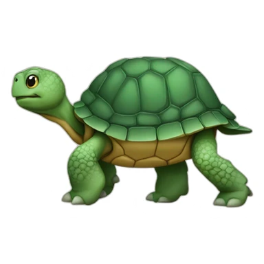 Tortue sur cheval sticker