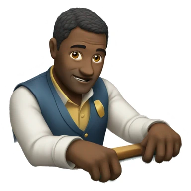 Man gambling  sticker