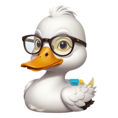 pato omnisciente sticker