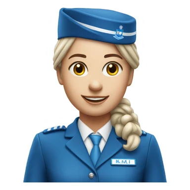 KLM cabin crew  sticker
