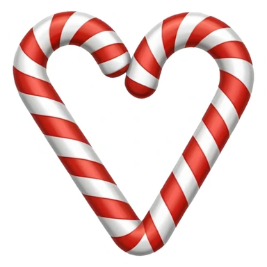 Candy cane sticker