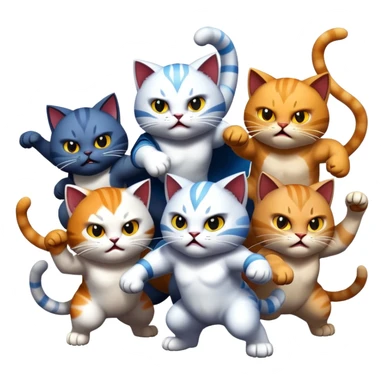 котики против титанов sticker