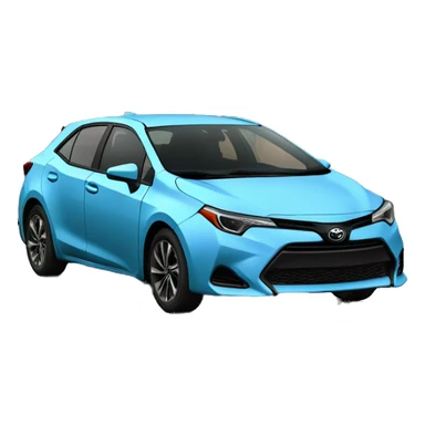 a light blue toyota corolla, with the number 63 on the front door sticker