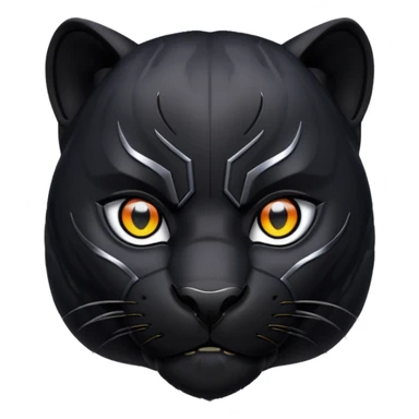 Black panter sticker