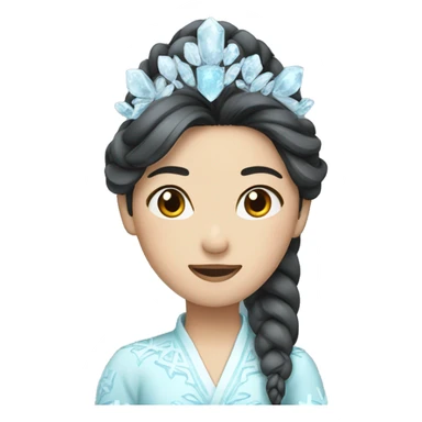 asian ice princess sticker
