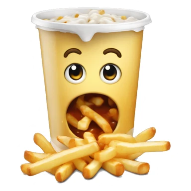 Poutine mange de l'argent sticker