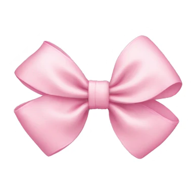 Baby pink bow sticker
