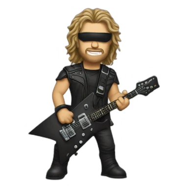kirk hammet metallica sticker