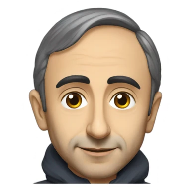 Éric zemmour bois une vodka sticker